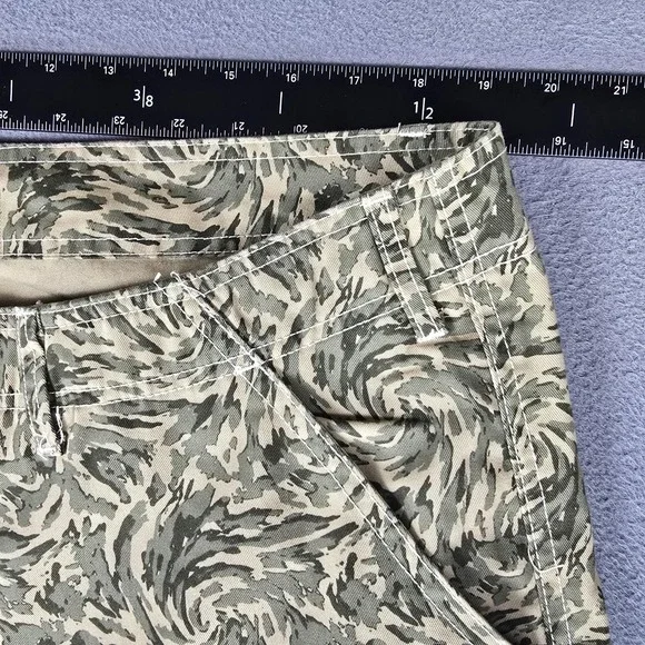 True Religion Cargo Pants Mens 38x32 Green Abstract Camo Straight Leg Utility - Picture 6 of 12